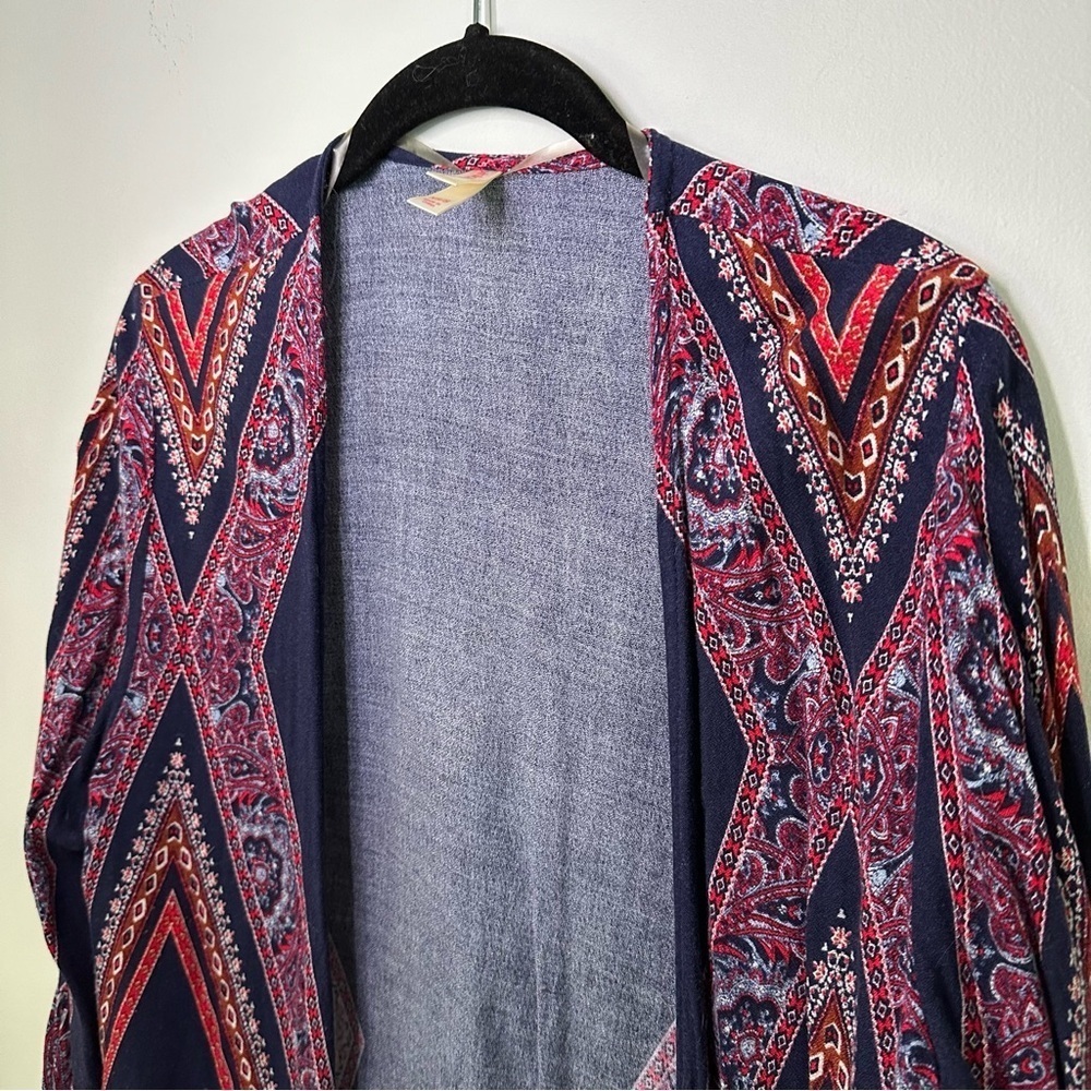 Paisley Lightweight Flounce Kimono - Picture 4 of 13